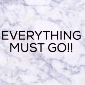 EVERYTHING MUST GO | CLOSET SALE